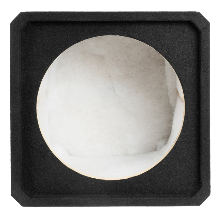 NE151S Single 15" Sealed 3/4" MDF Black Carpeted Subwoofer Enclosure – 2.1 Cu. Ft. with Polyfil and NVX Logo