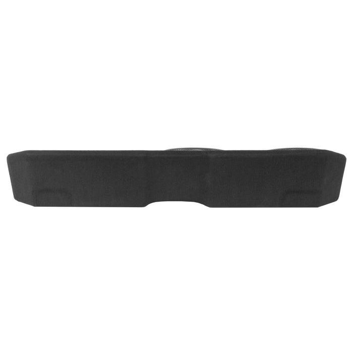 2019-up Chevrolet Silverado and GMC Sierra Crew Cab Trucks - Custom Dual 12" 800W RMS Loaded Subwoofer Enclosure | BE-GM-SLVDC-G4