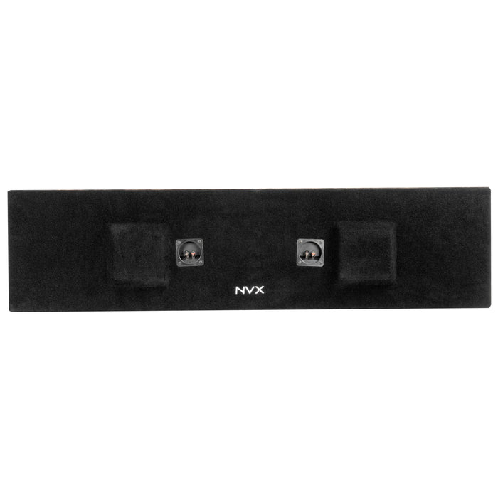LVE-FRD-150CCG12-D10S Custom Fit 700W RMS Dual 10" Sealed Loaded Down Firing Subwoofer Enclosure for 2009-2018 Ford F-150 Super Crew Cab Trucks