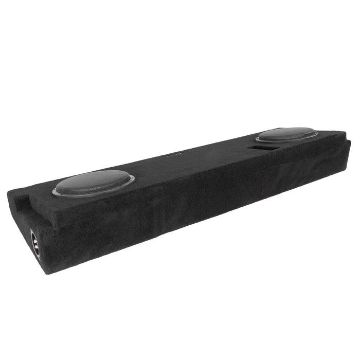 LVE-TOY-TUNCCG2-D10S Custom Fit 700W RMS Dual 10" Sealed Loaded Subwoofer Enclosure for 2014-2021 Toyota Tundra Crew Max Trucks