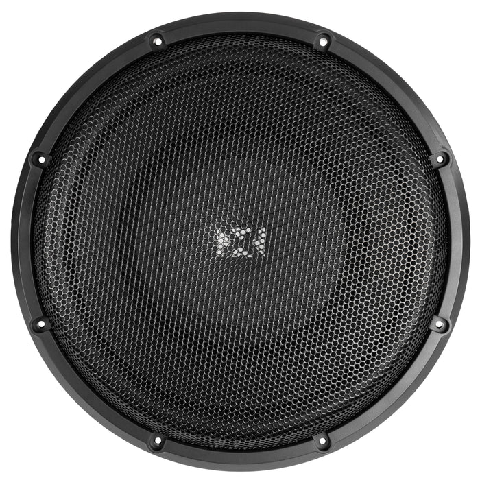 SQW124 1200W Peak (600W RMS) SQ-Series Shallow-Mount 12" Dual 4-Ohm Subwoofer