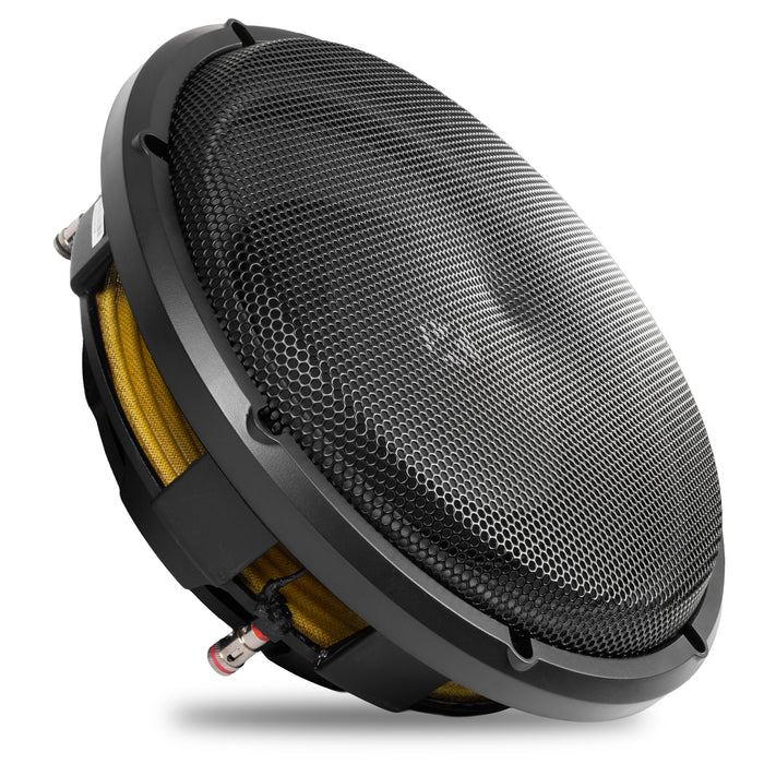 SQW124 1200W Peak (600W RMS) SQ-Series Shallow-Mount 12" Dual 4-Ohm Subwoofer