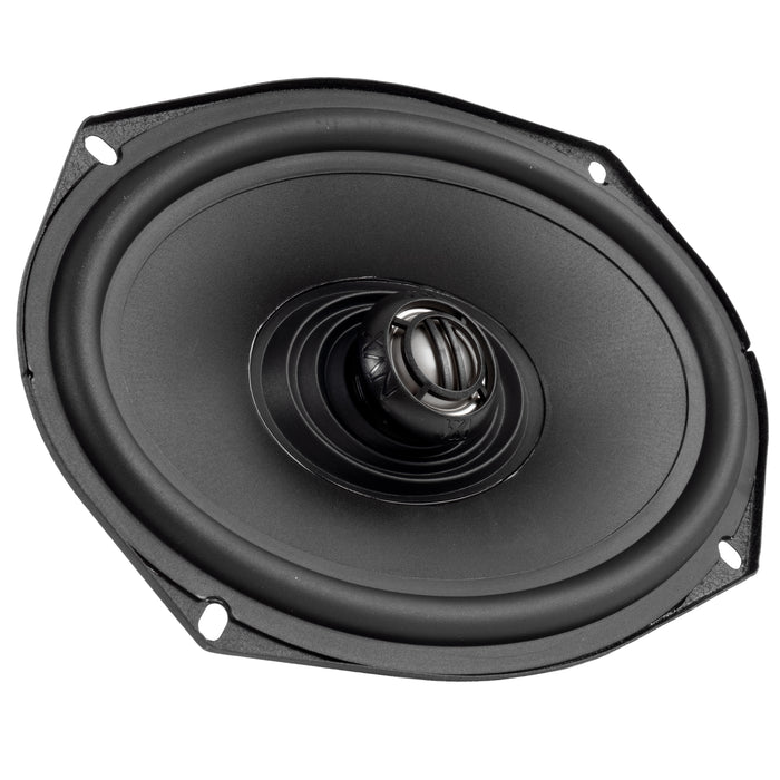 XFHD69L 800W Peak (400W RMS) 6x9" XF-Series 2-Ohm Aftermarket Saddlebag Lid Speakers for Select 1998-up Harley Davidson Motorcycles