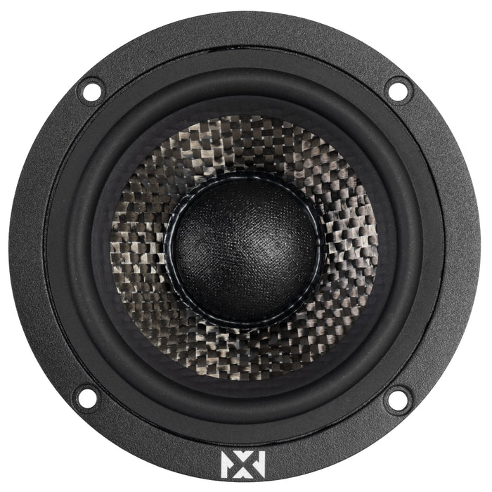 XQS3v2 200W Peak (100W RMS) 3.5" X-Series v2 NEO Midrange Speakers with Carbon Fiber Cones