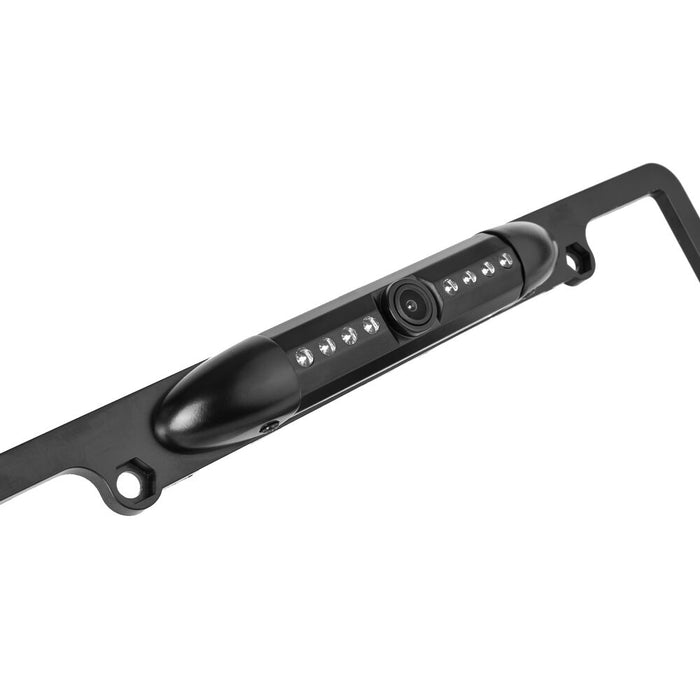 XCAMLP High-resolution Rearview Backup Camera with License Plate Frame and CMOS 1058 Sensor